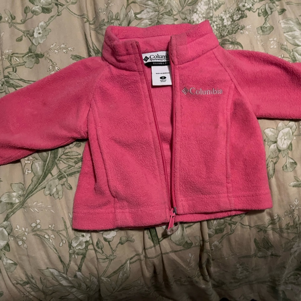 Columbia Vibrant Pink Fleece Jacket